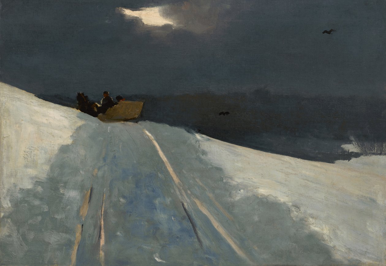 Balade en traîneau, c.1890-95 - Winslow Homer
