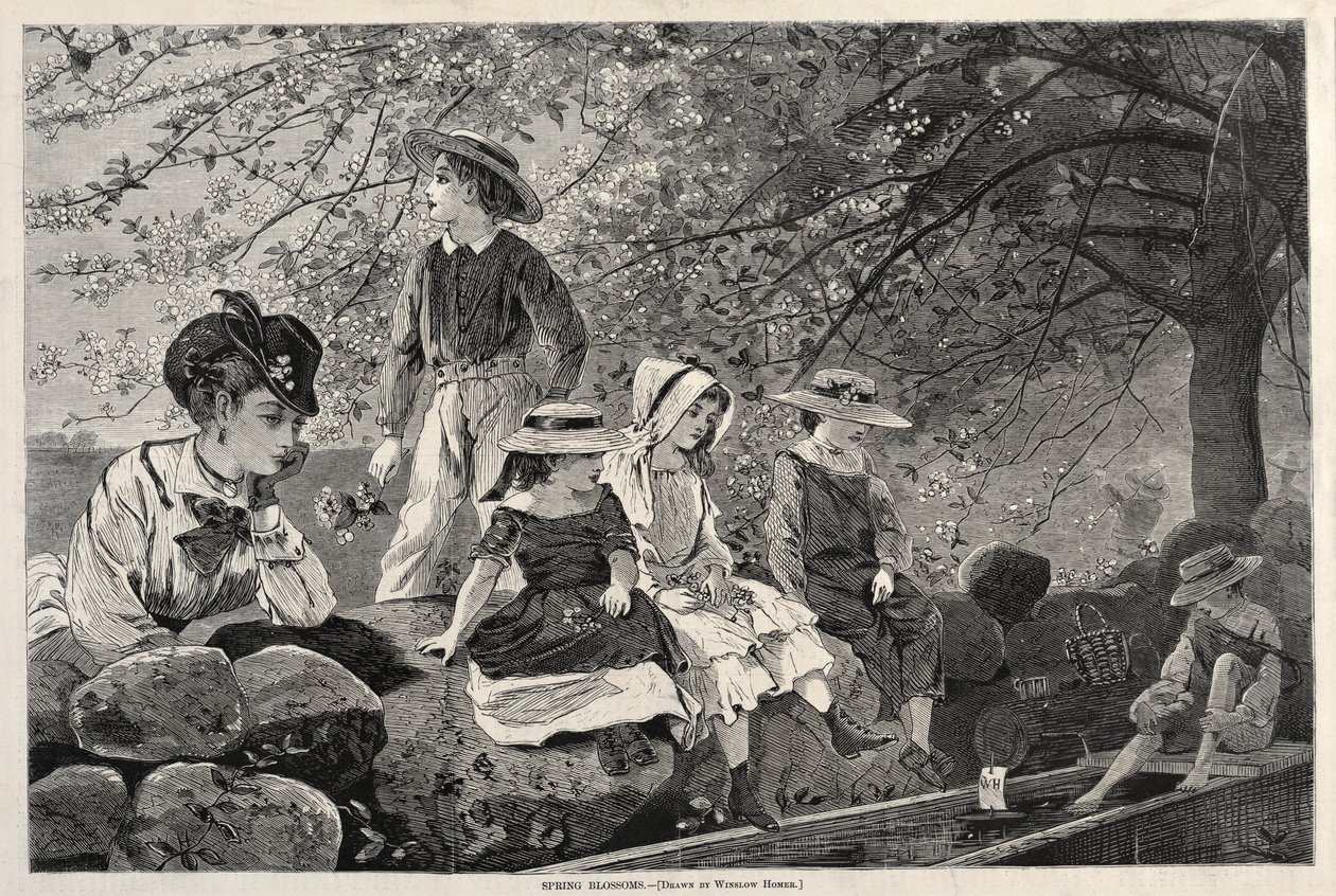 Fleurs de printemps, 1870 - Winslow Homer