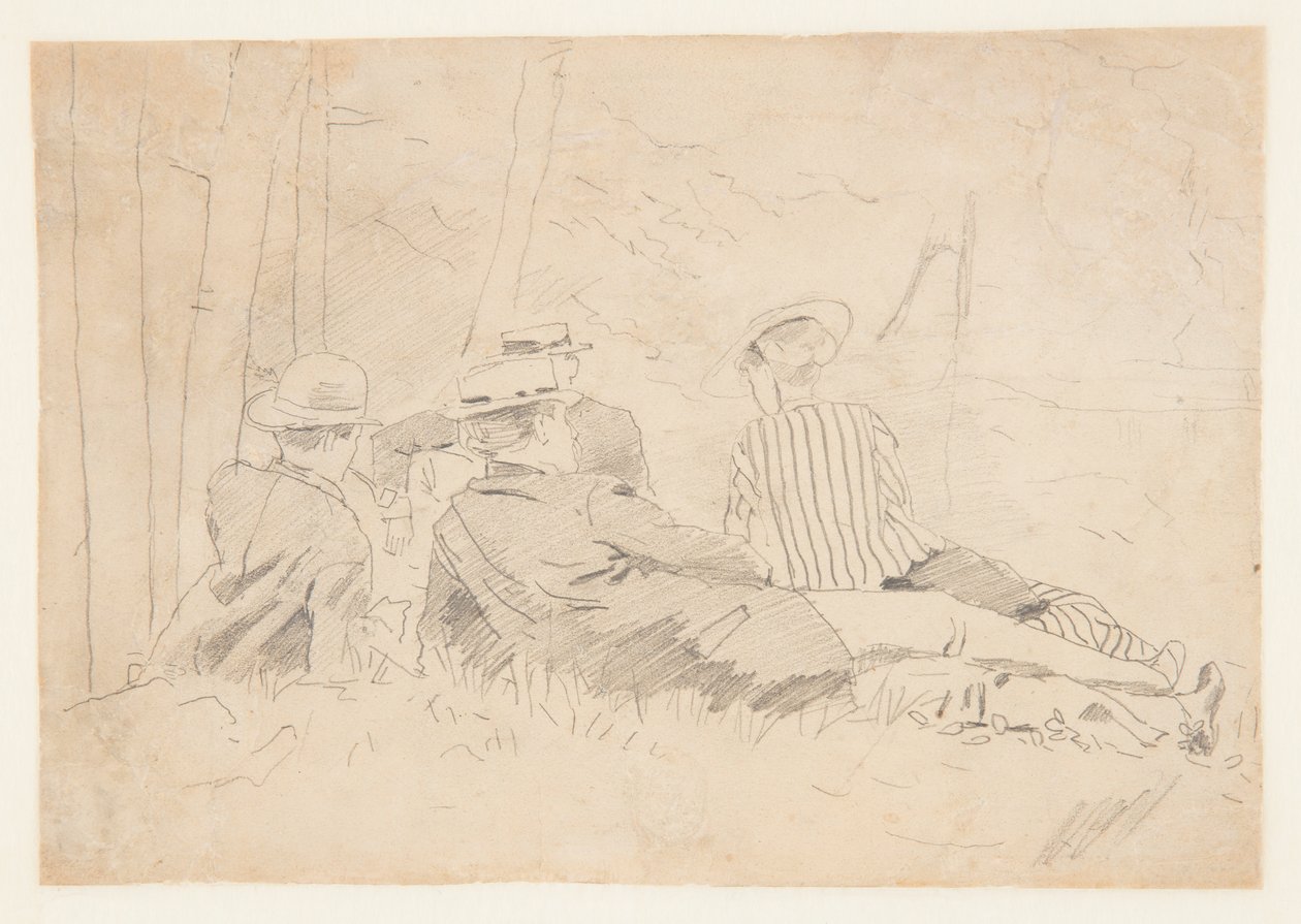 Étude pour "La partie de pêche" - Winslow Homer