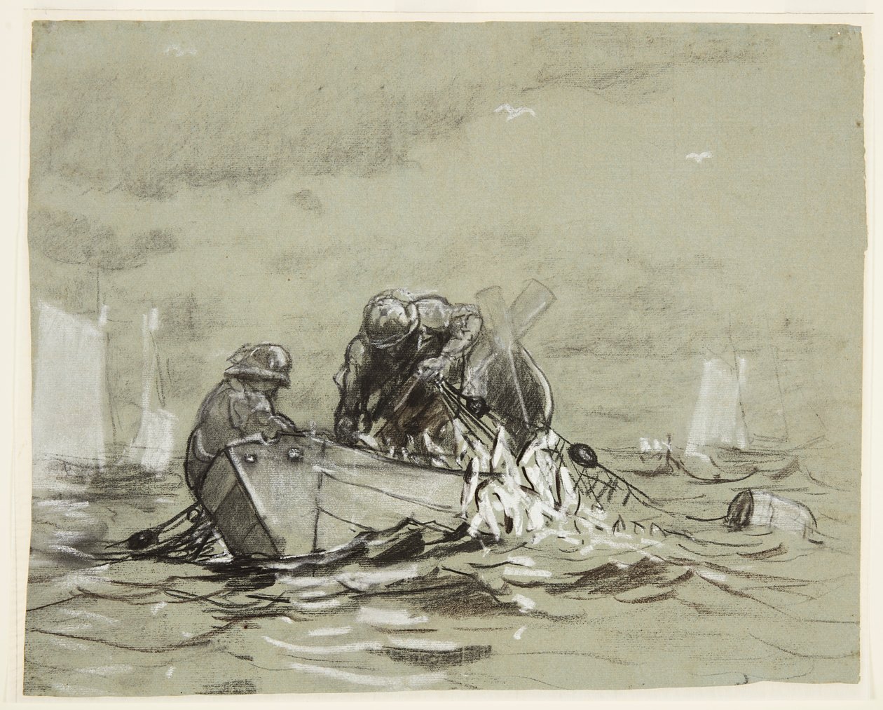 Étude pour "Le Filet de Harengs" - Winslow Homer