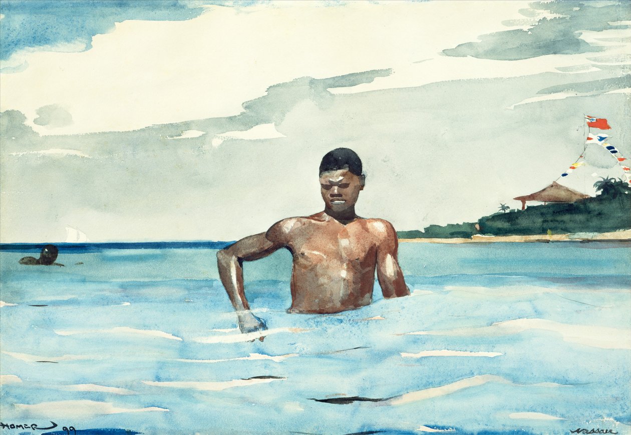 Le baigneur - Winslow Homer