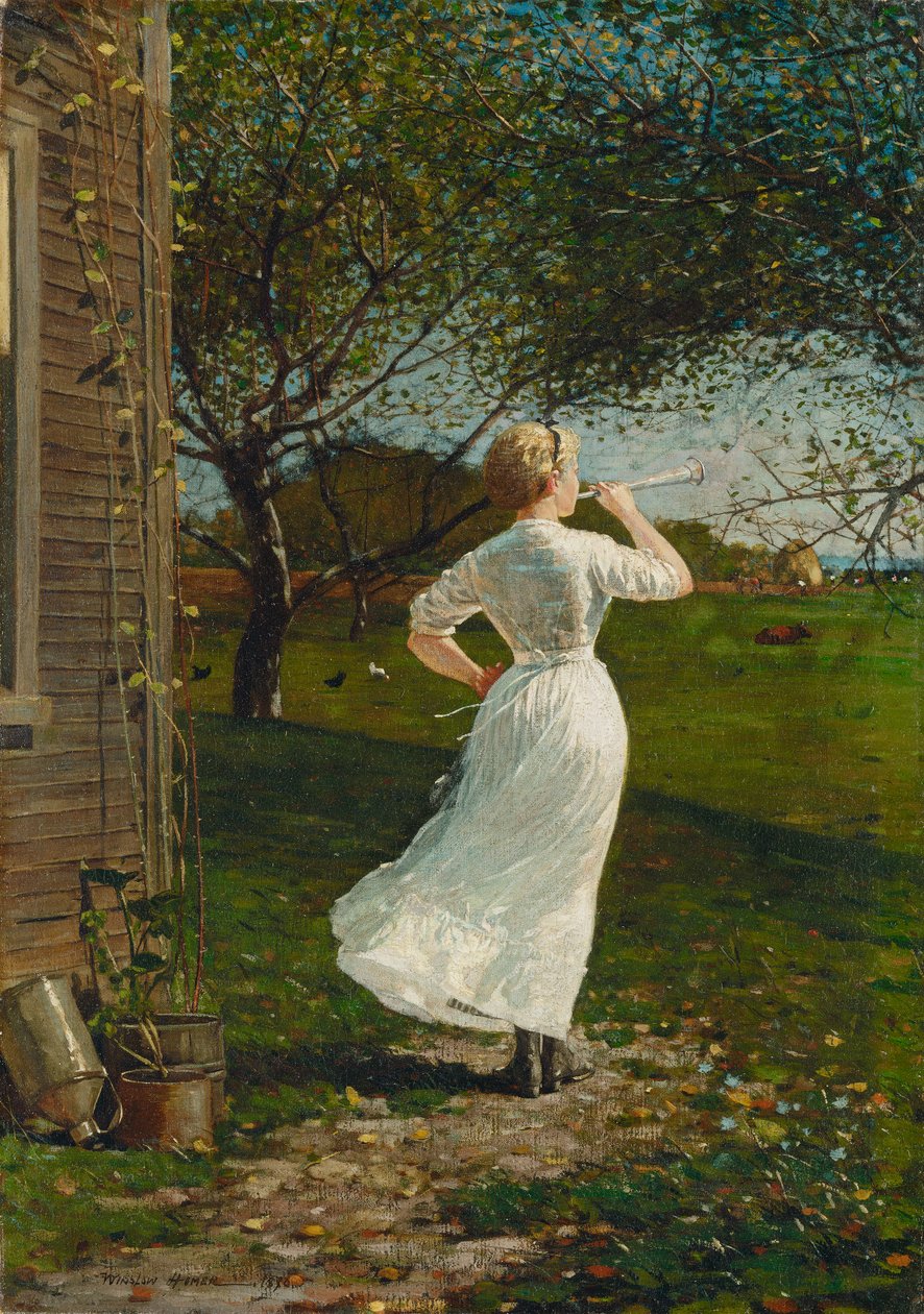 Le cor de dîner - Winslow Homer