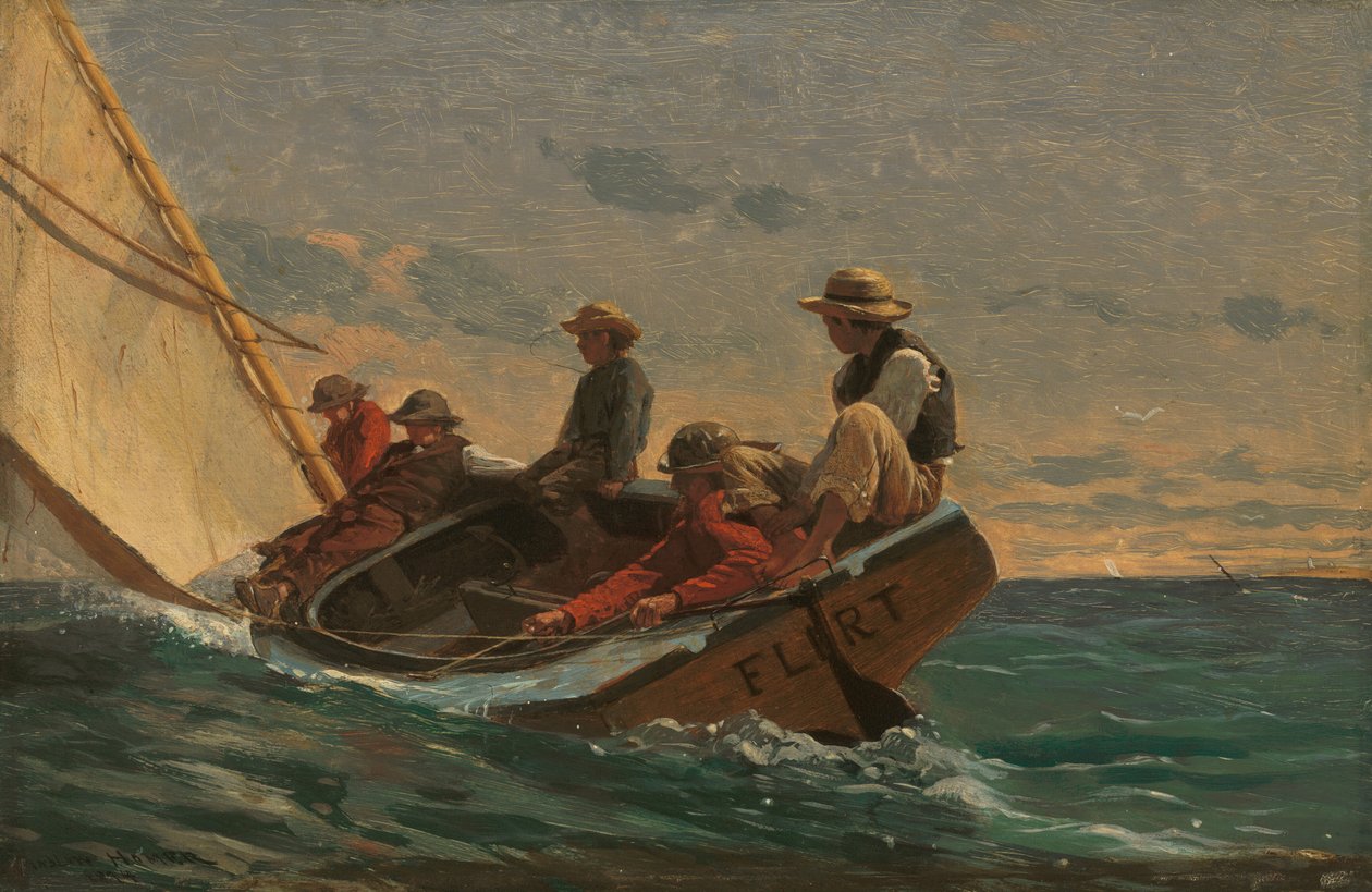 La Flirteuse - Winslow Homer