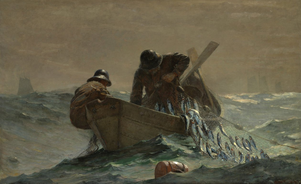Le Filet de harengs - Winslow Homer