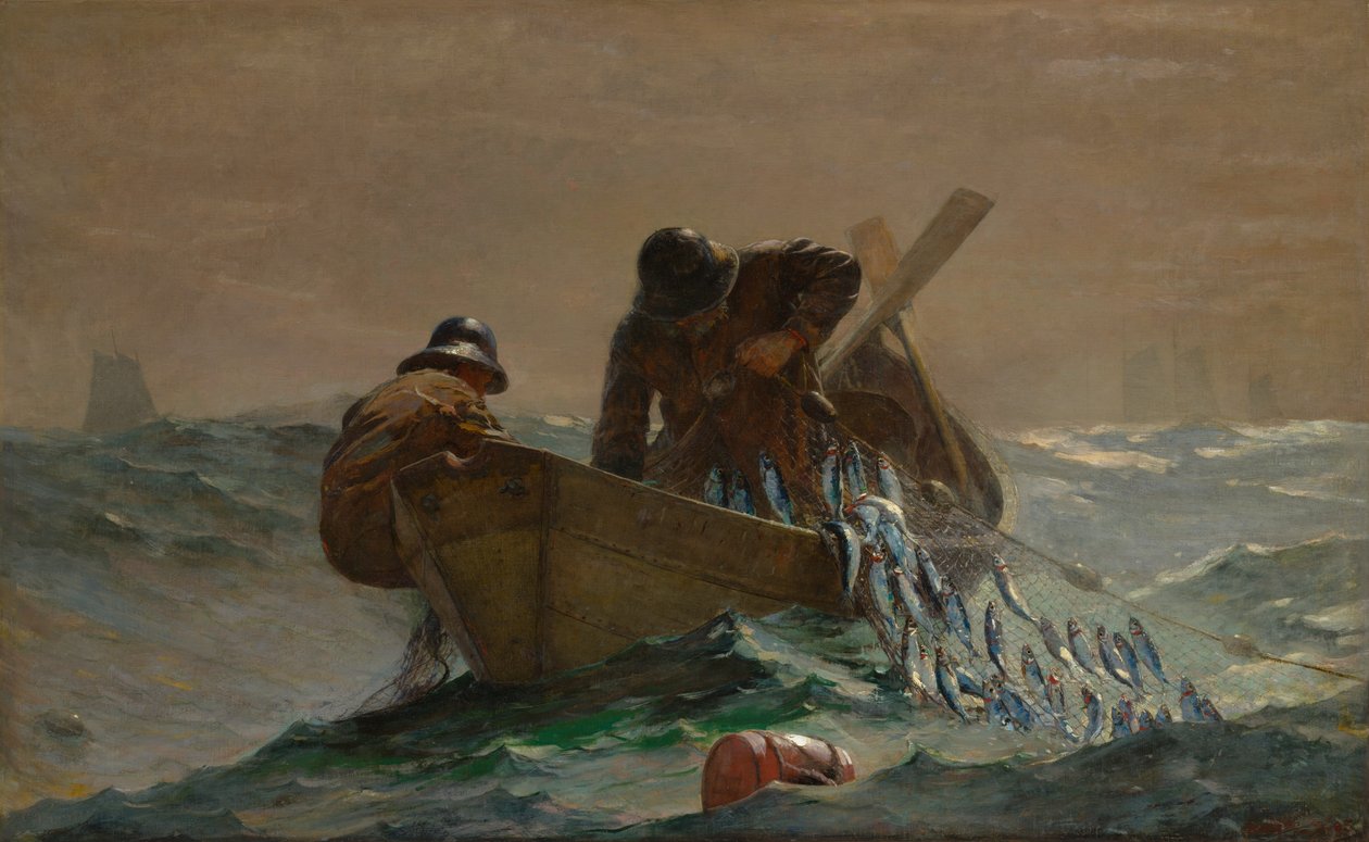 Le filet à hareng - Winslow Homer
