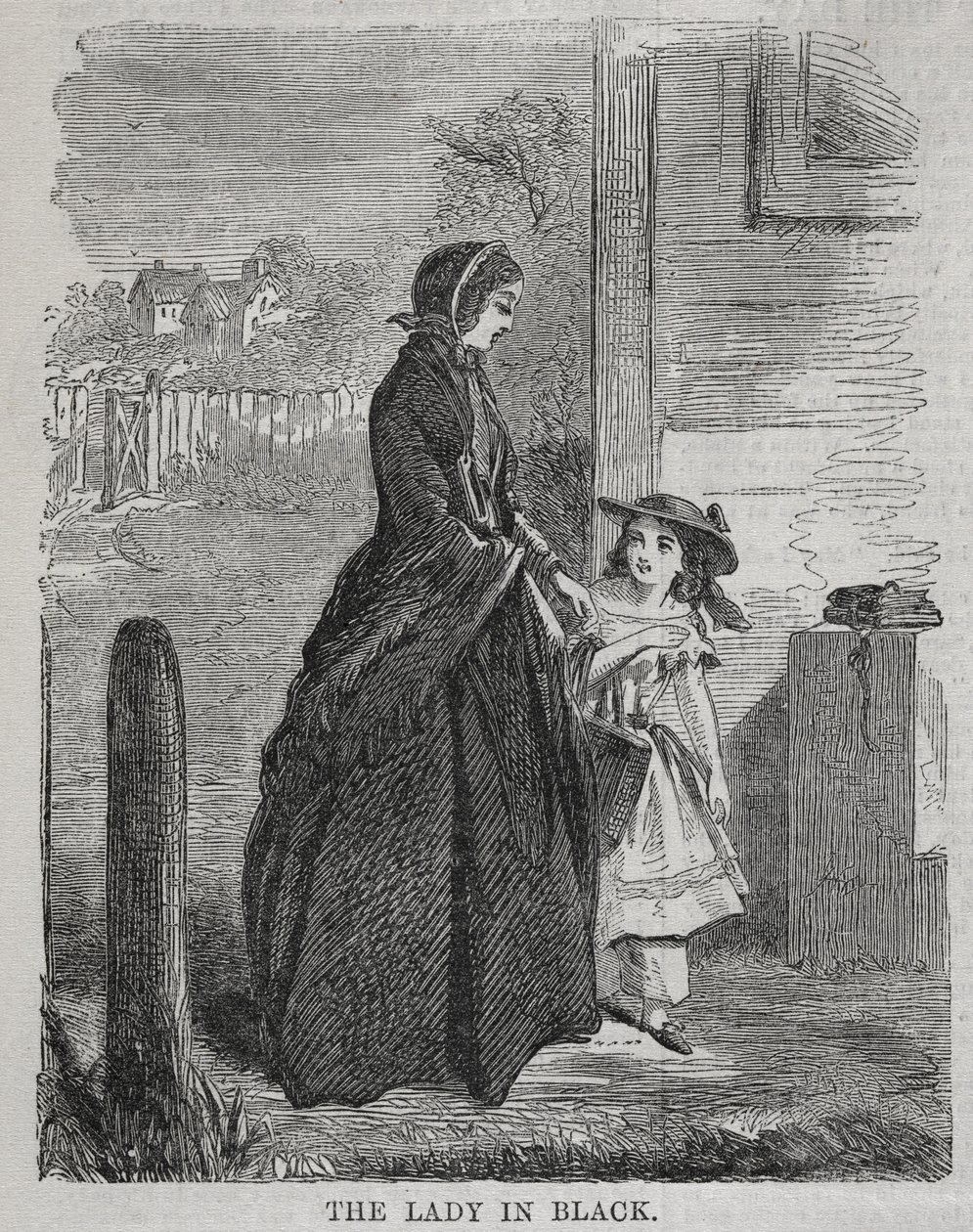 La Dame en noir, 1860 - Winslow Homer