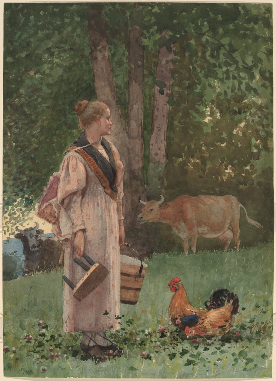 La Laitière - Winslow Homer