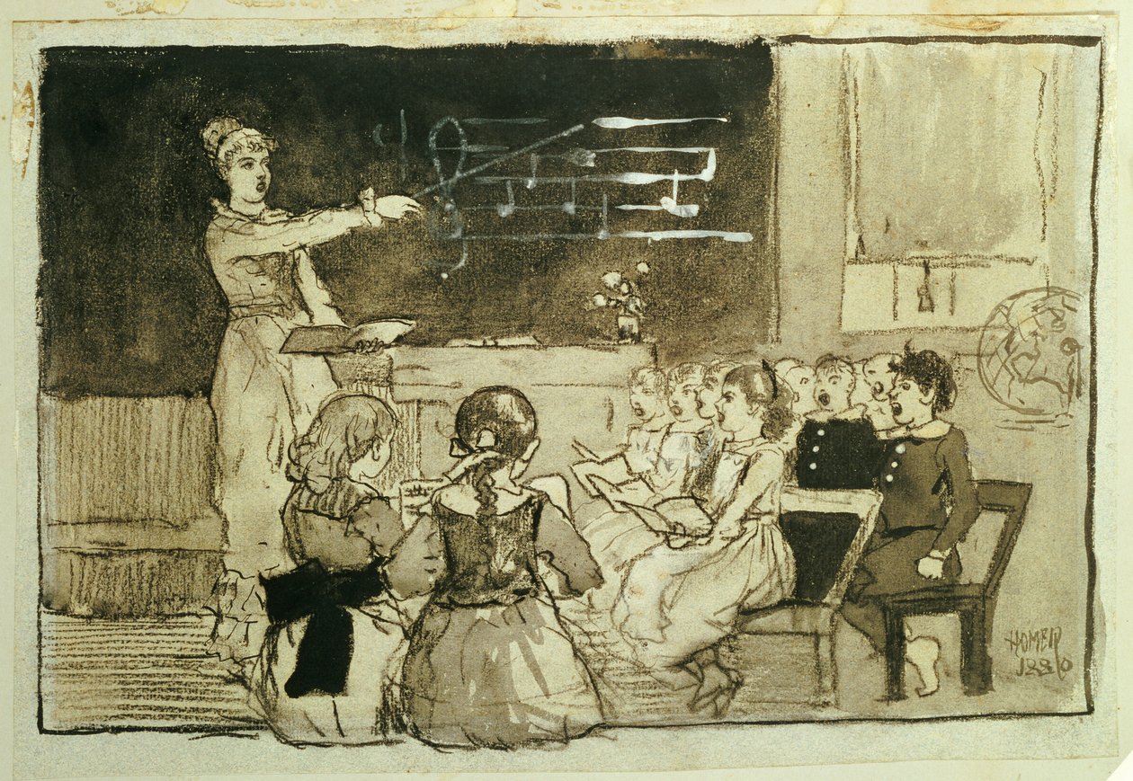 La leçon de musique - Winslow Homer