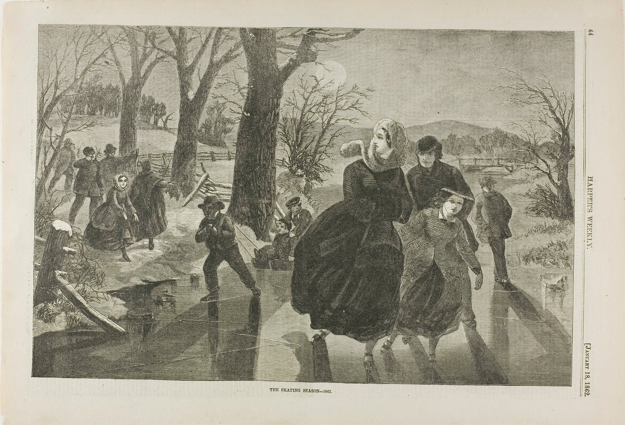 La saison de patinage - Winslow Homer