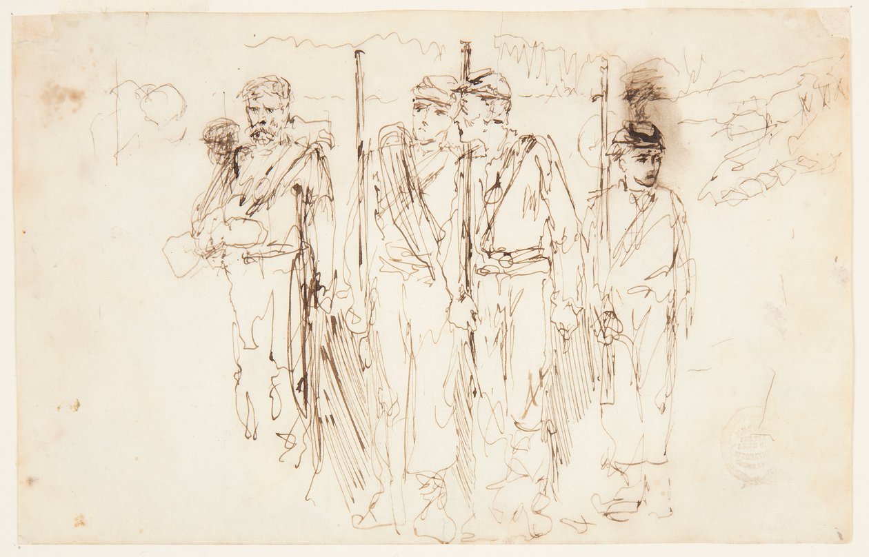 Les Blessés marchant - Winslow Homer