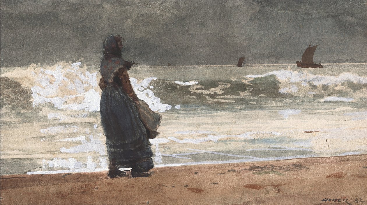 Le Veilleur, Tynemouth - Winslow Homer