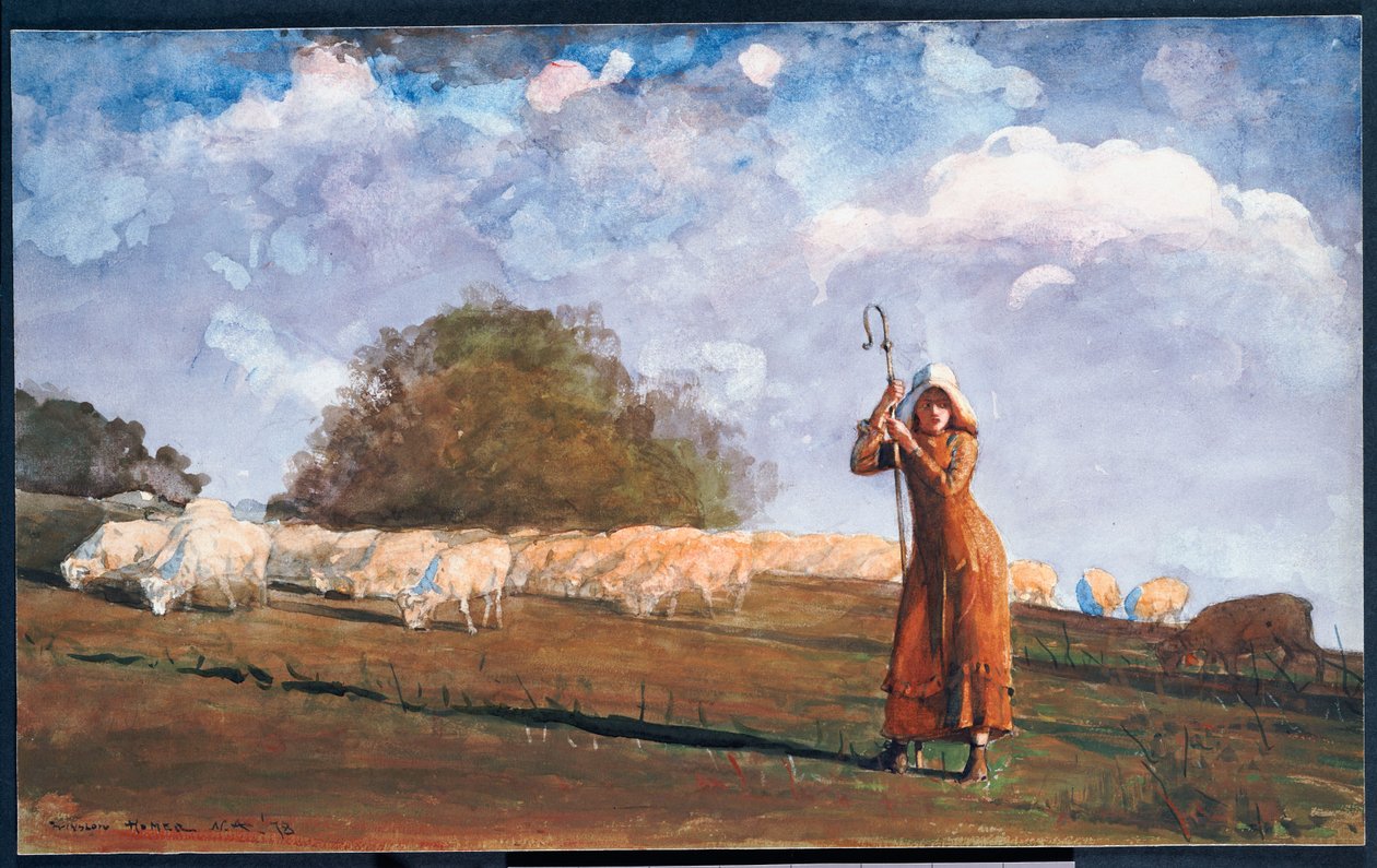 La Jeune Bergère - Winslow Homer