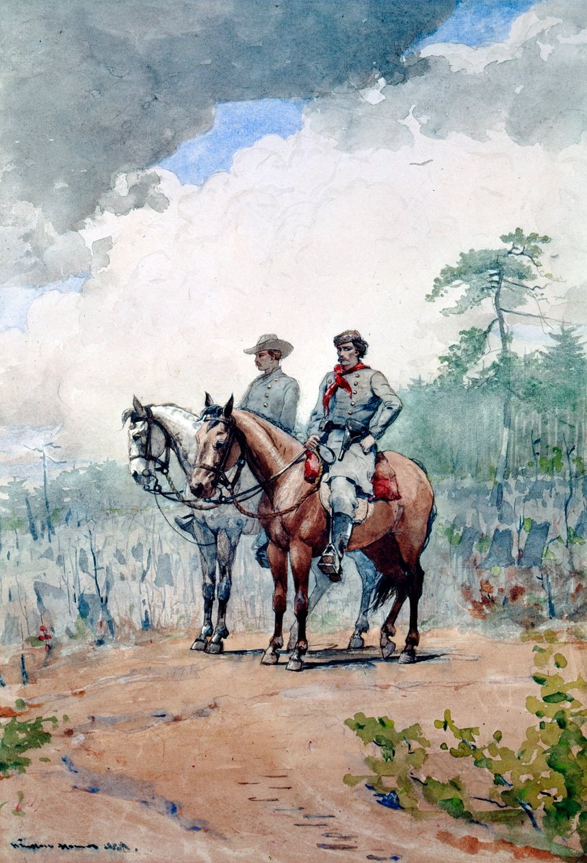 Deux éclaireurs fédéraux, 1887 - Winslow Homer