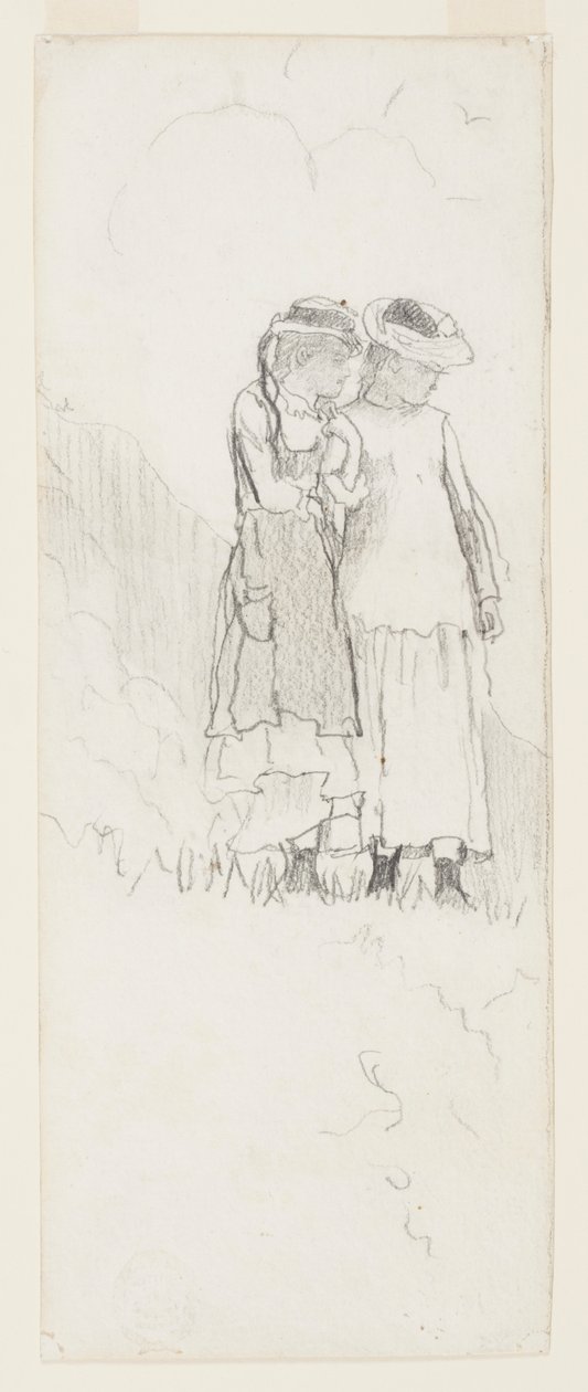 Deux jeunes filles dans un champ - Winslow Homer