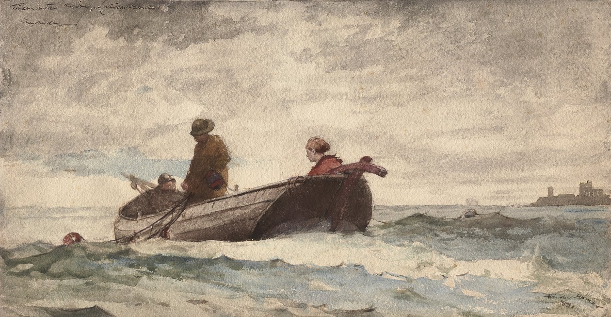 Prieuré de Tynemouth, Angleterre, 1881 - Winslow Homer