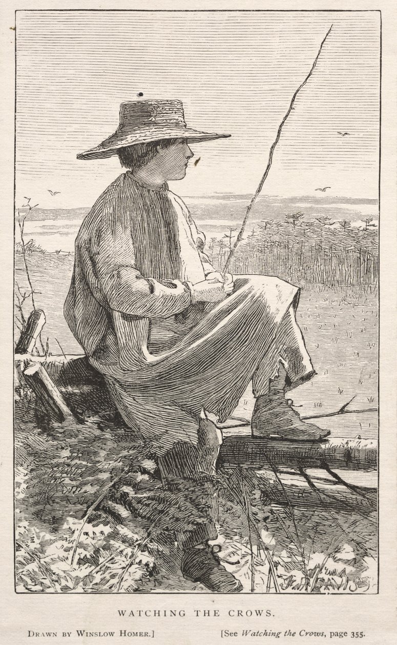 Regarder les corbeaux, 1868 - Winslow Homer