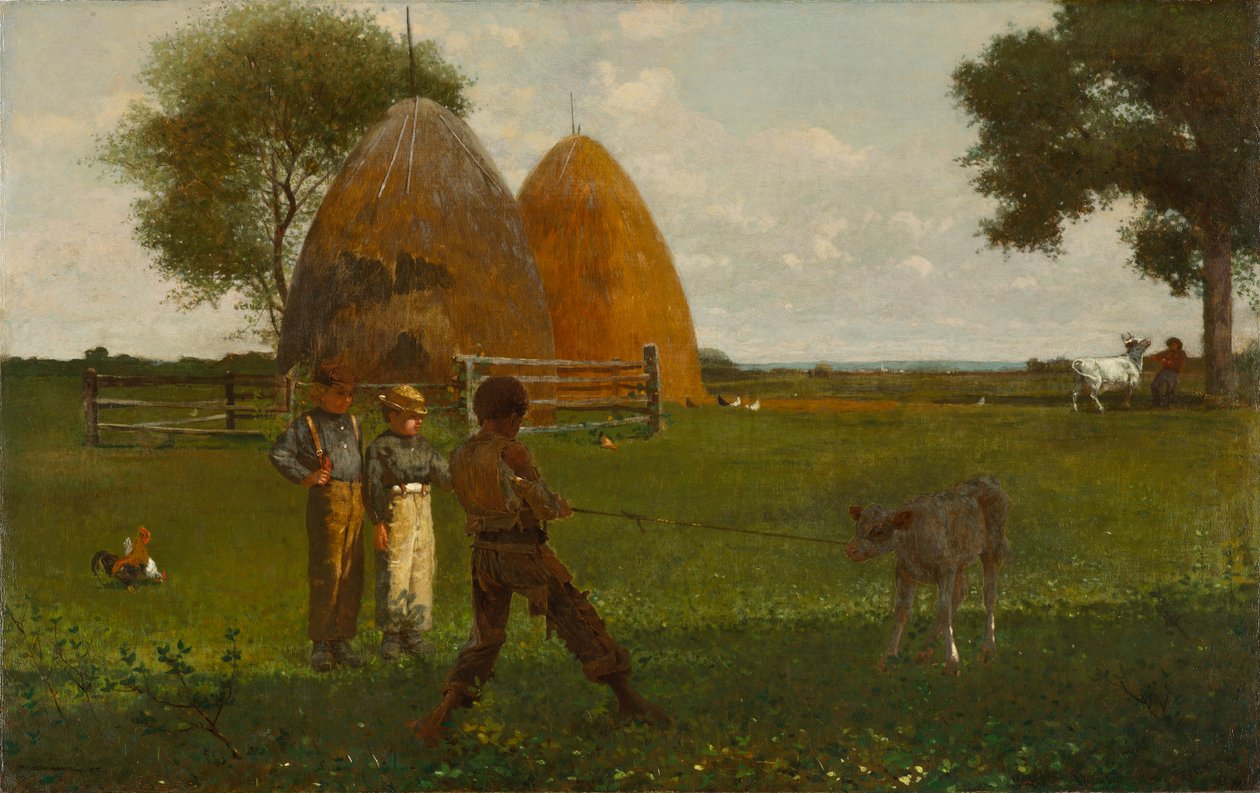 Sevrage du veau - Winslow Homer