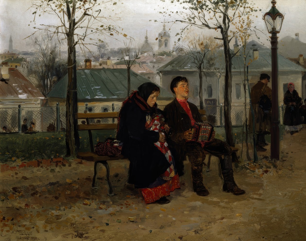 Sur le boulevard - Wladimir Jegorowitsch Makowski