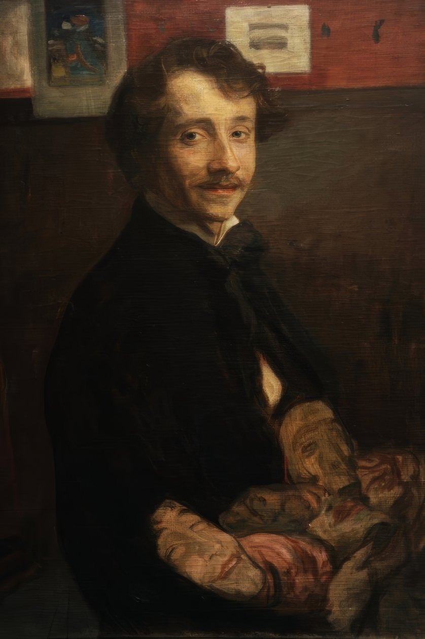 Autoportrait avec masques - Wojciech Weiss