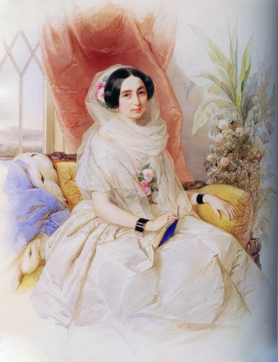 Maria Goncharova par Hau - Woldemar Hau