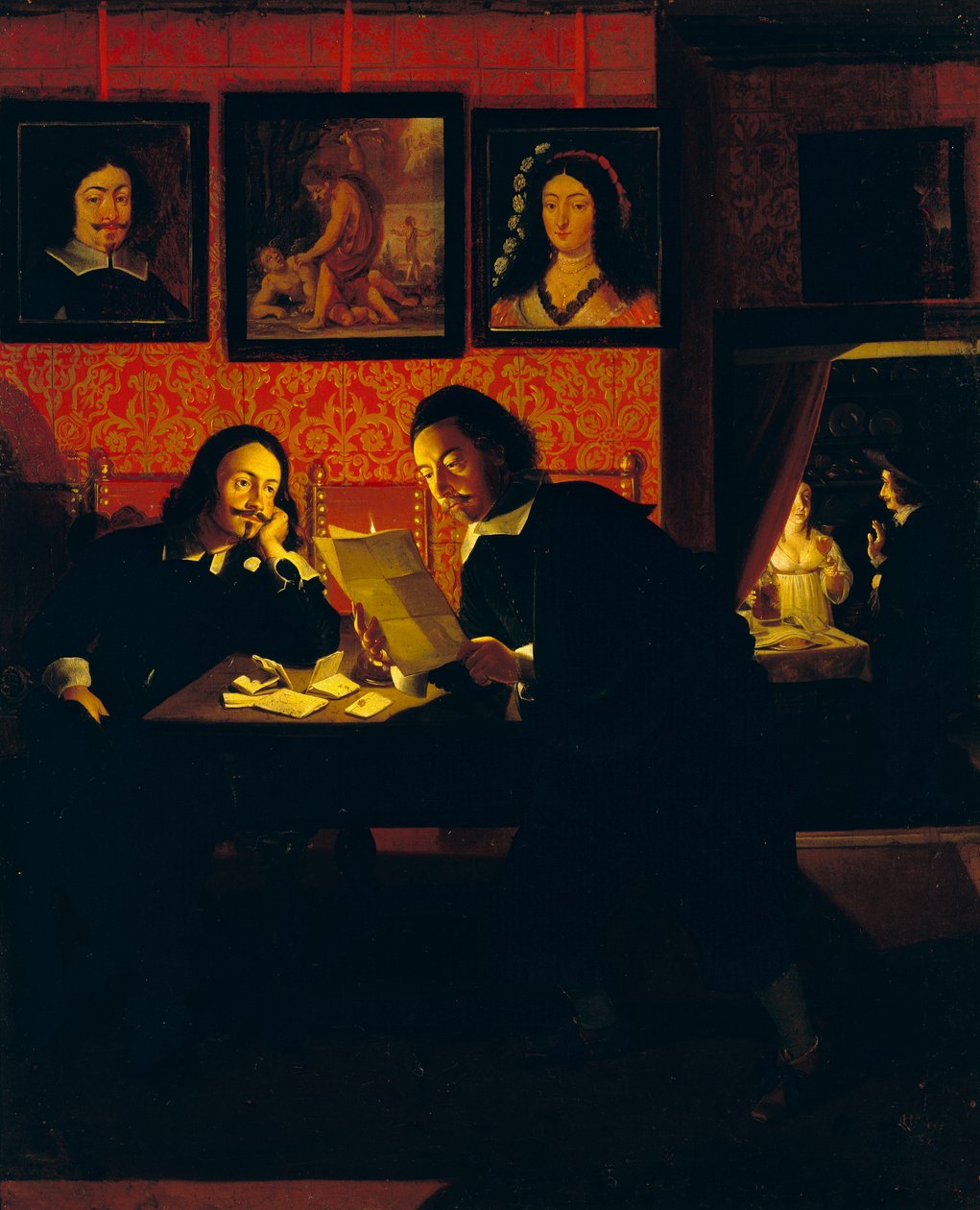 Deux hommes au bureau - Wolfgang Heimbach