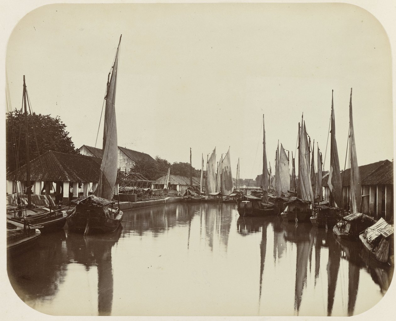Kali Besar à Batavia - Woodbury and Page