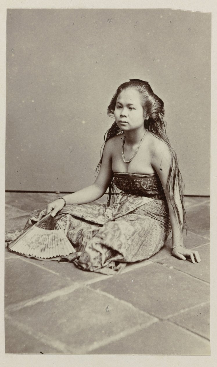 Fille assise - Woodbury and Page
