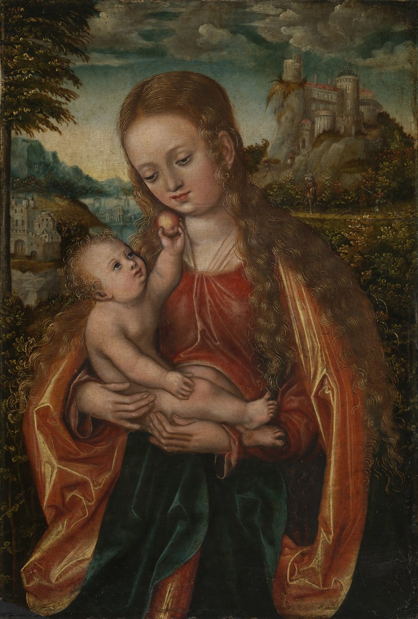 Madonna et Enfant - Workshop of Lucas Cranach the Elder  
