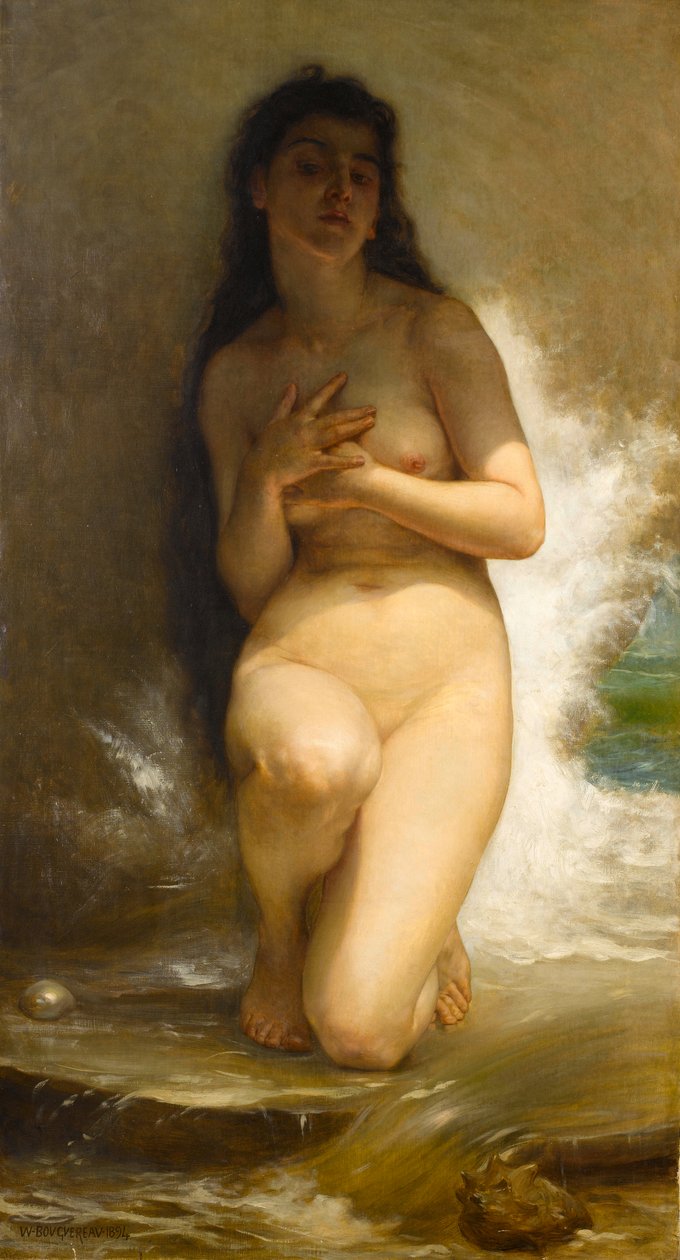 La Perle - Workshop of William Adolphe Bouguereau