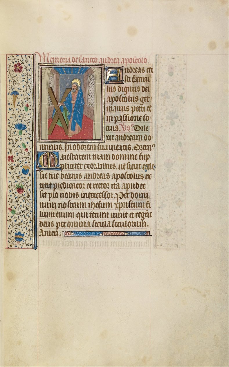 Saint André - Workshop of Willem Vrelant