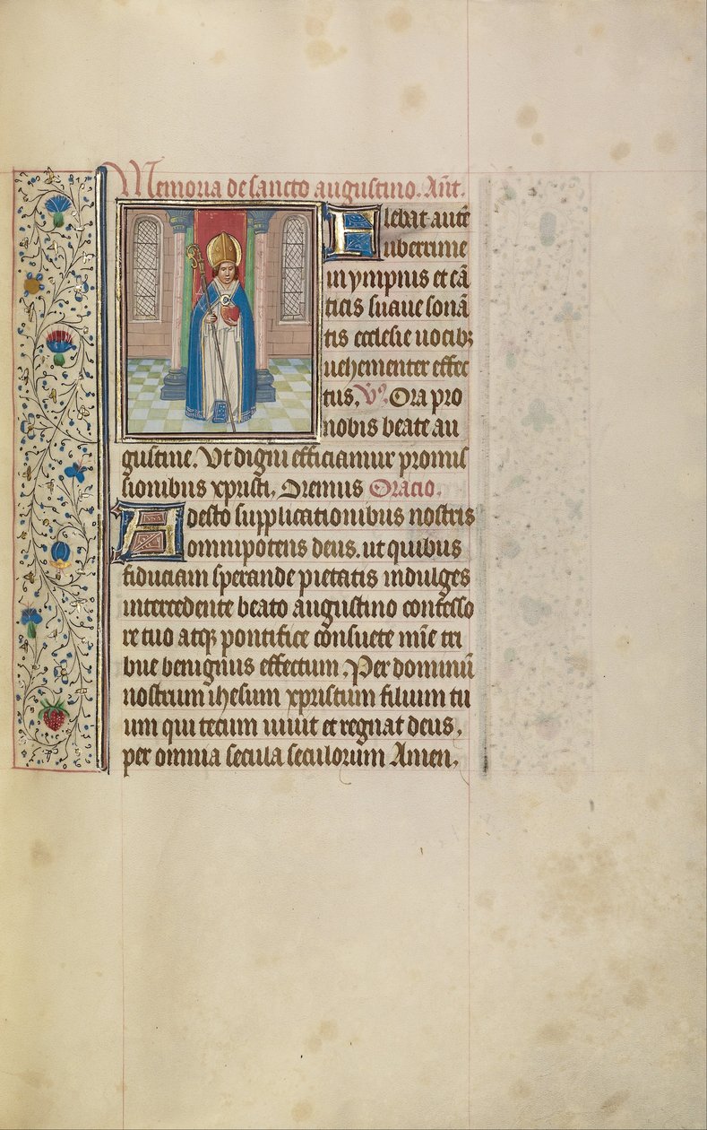 Saint Augustin - Workshop of Willem Vrelant
