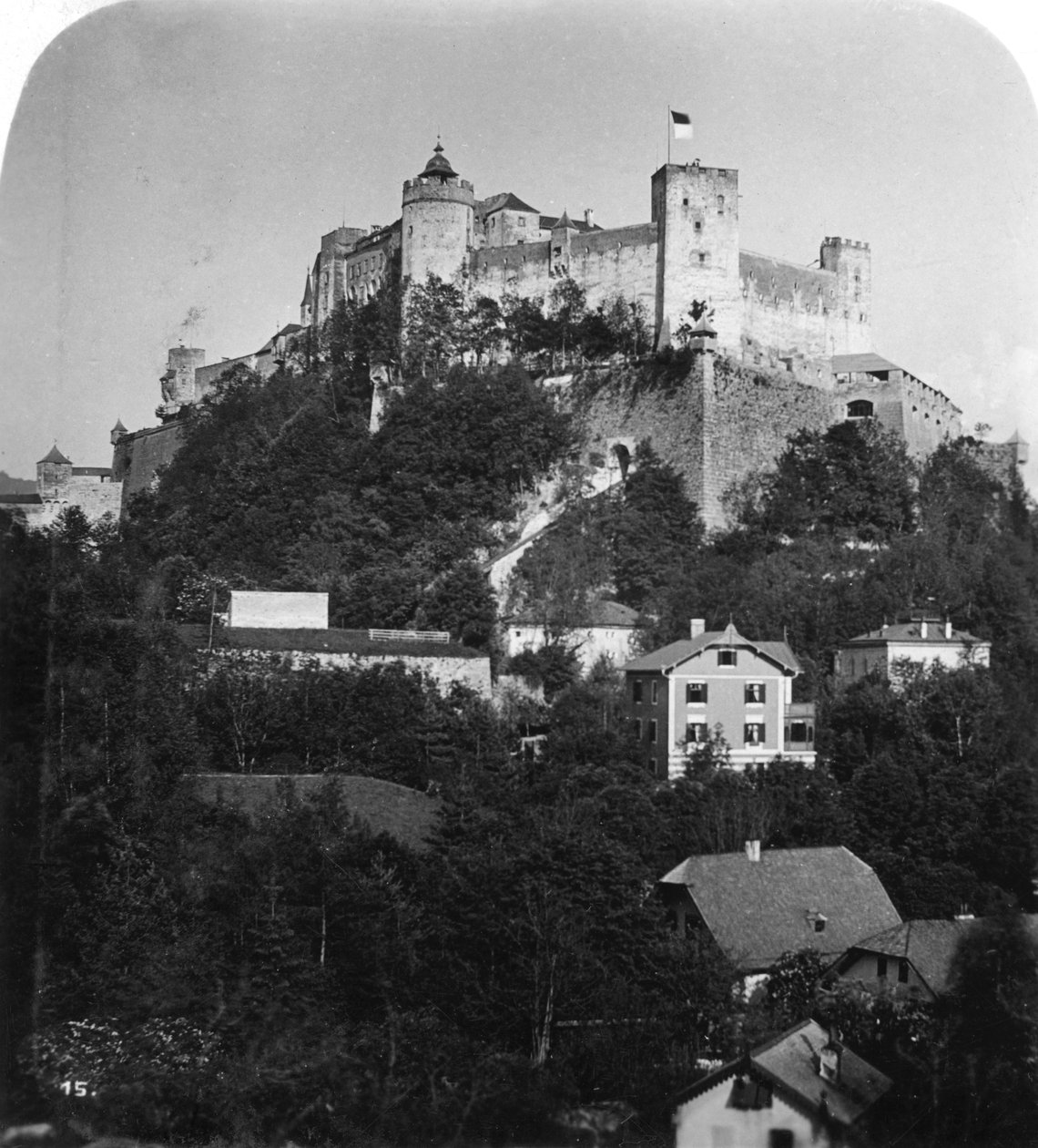 Forteresse Hohensalzburg, Salzbourg, Autriche, vers 1900 - Wurthle and Sons