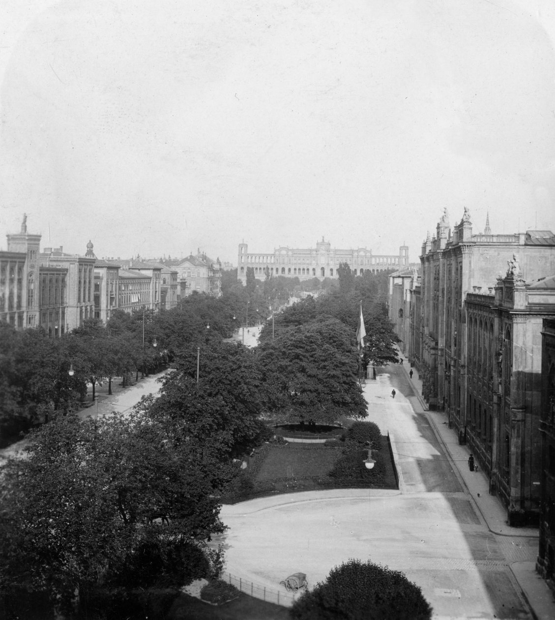 Maximilianstrasse, Munich, Allemagne, vers les années 1900 - Wurthle and Sons