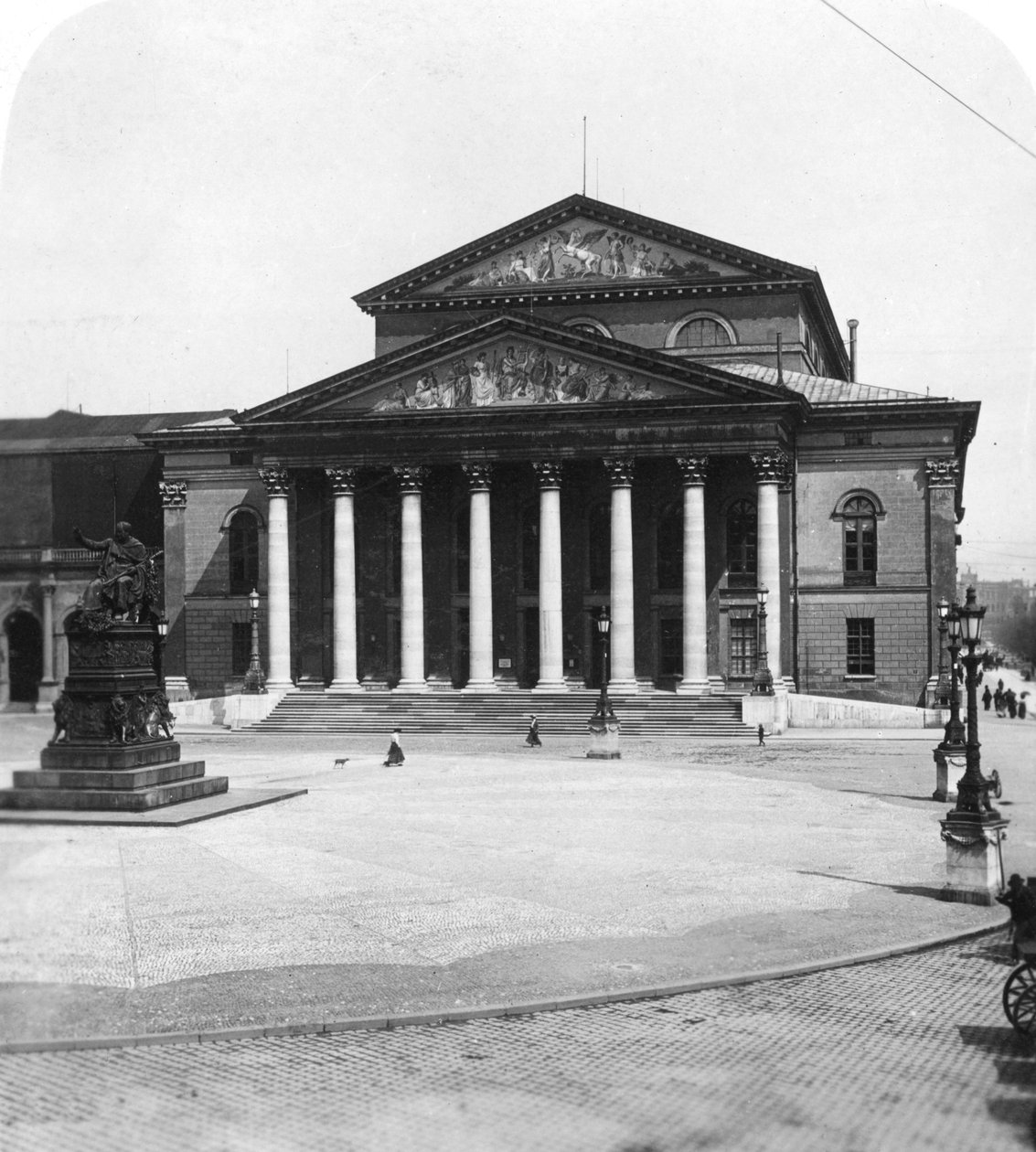 Théâtre National, Munich, Allemagne, c. 1900 - Wurthle and Sons