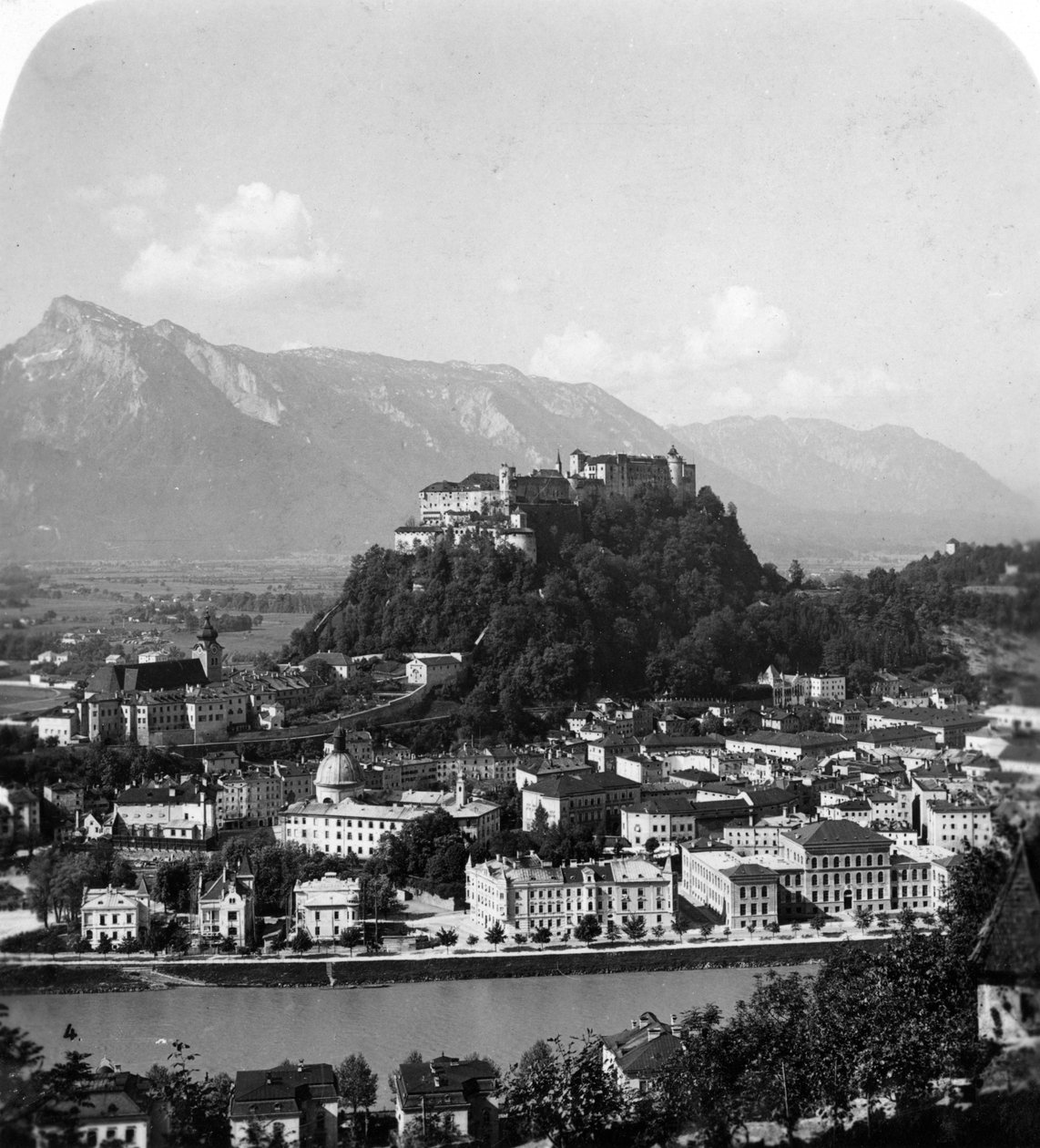 Le Kapuzinerberg, Salzbourg, Autriche, vers 1900 - Wurthle and Sons