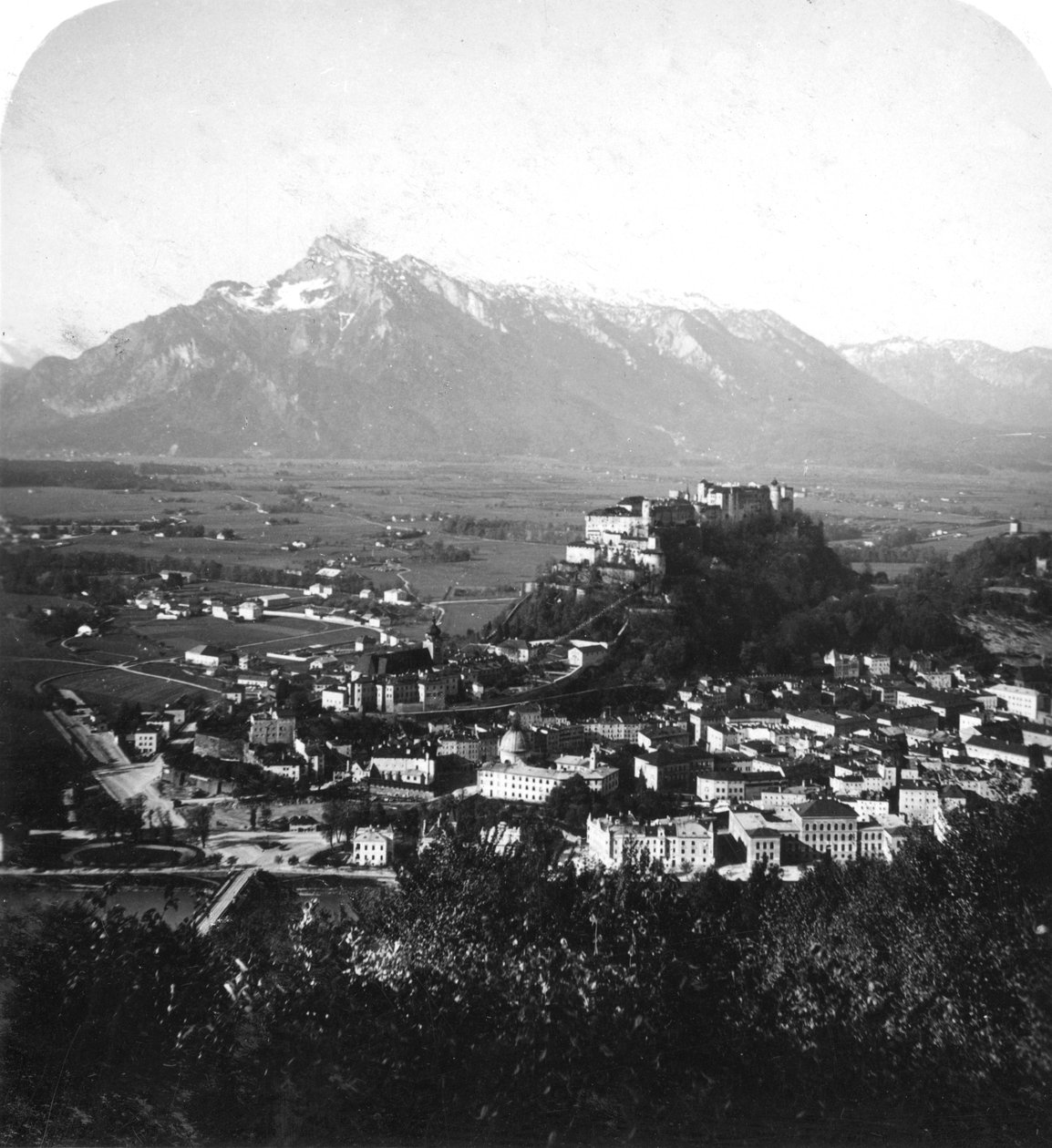 Le Kapuzinerberg, Salzbourg, Autriche, vers 1900 - Wurthle and Sons