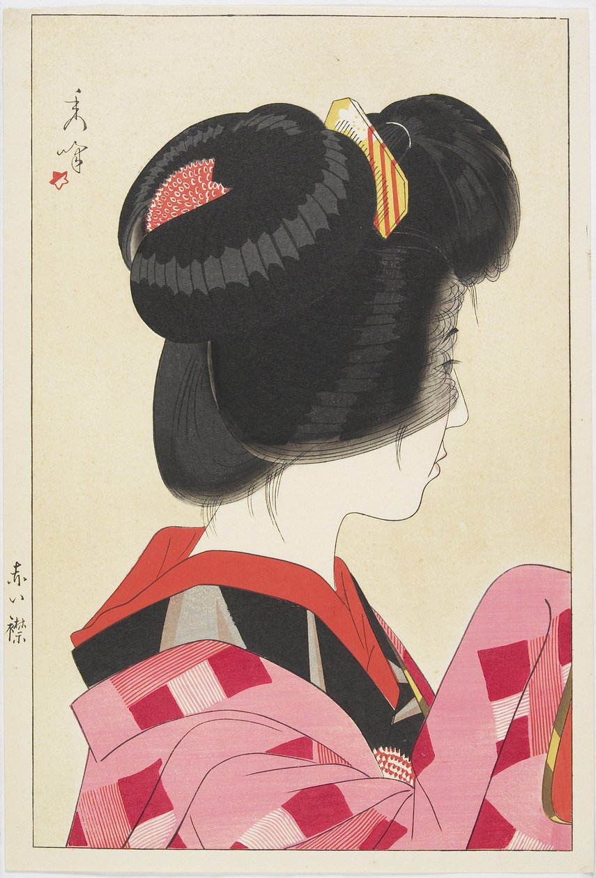 Collier rouge, 1928 - Yamakawa Shuho
