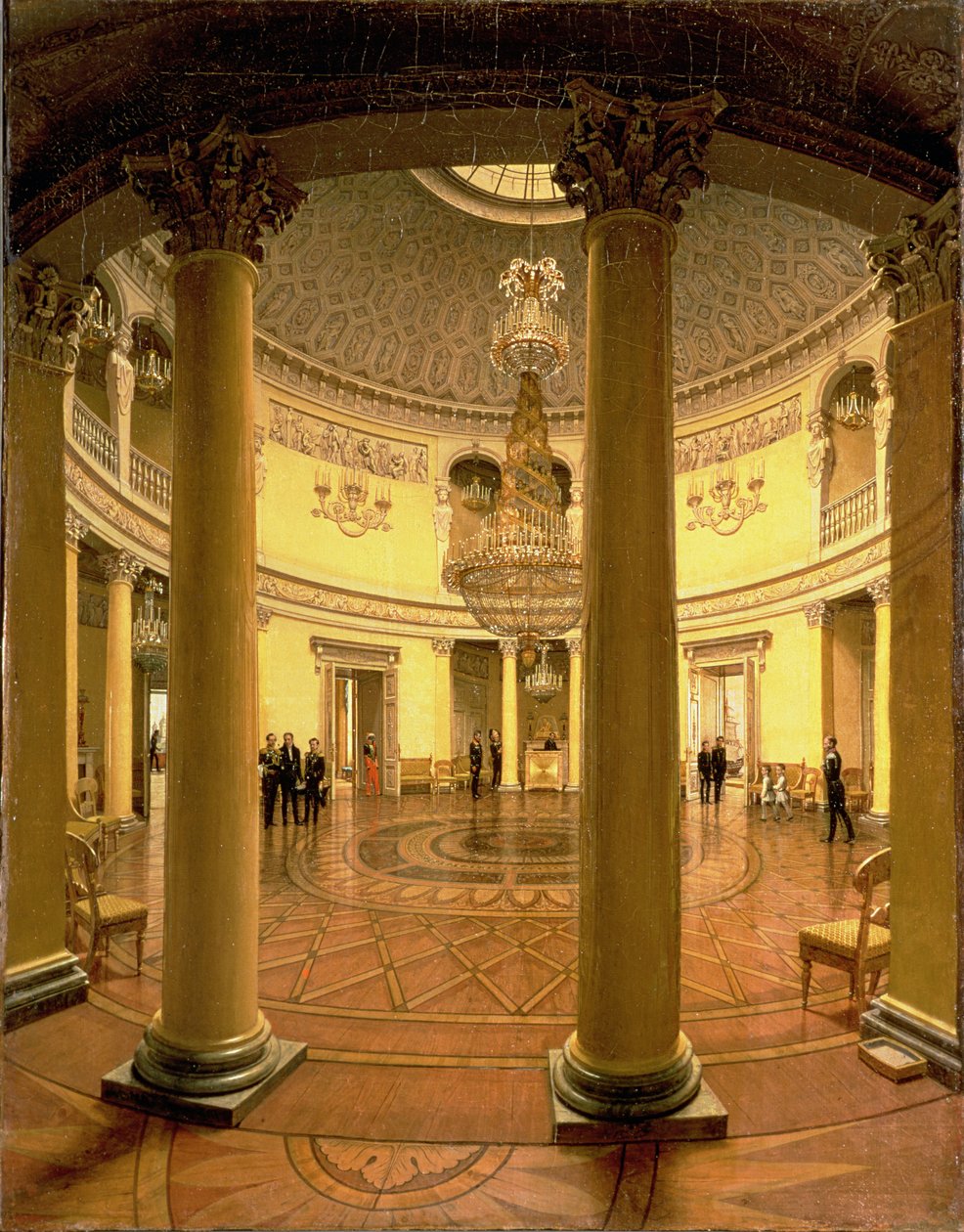 Intérieur de la Rotonde au Palais d