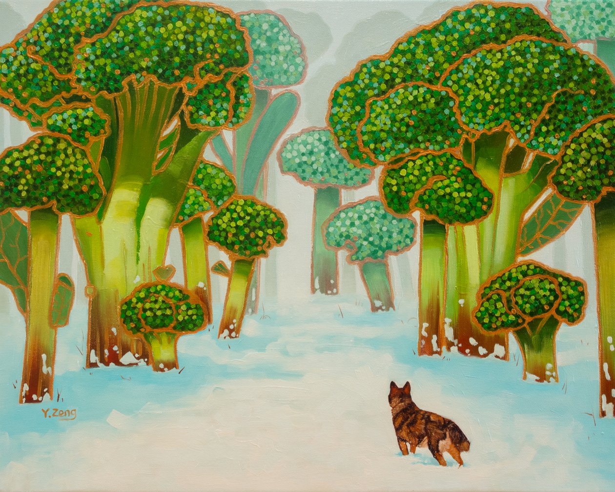 Forêt de brocoli - Yue Zeng