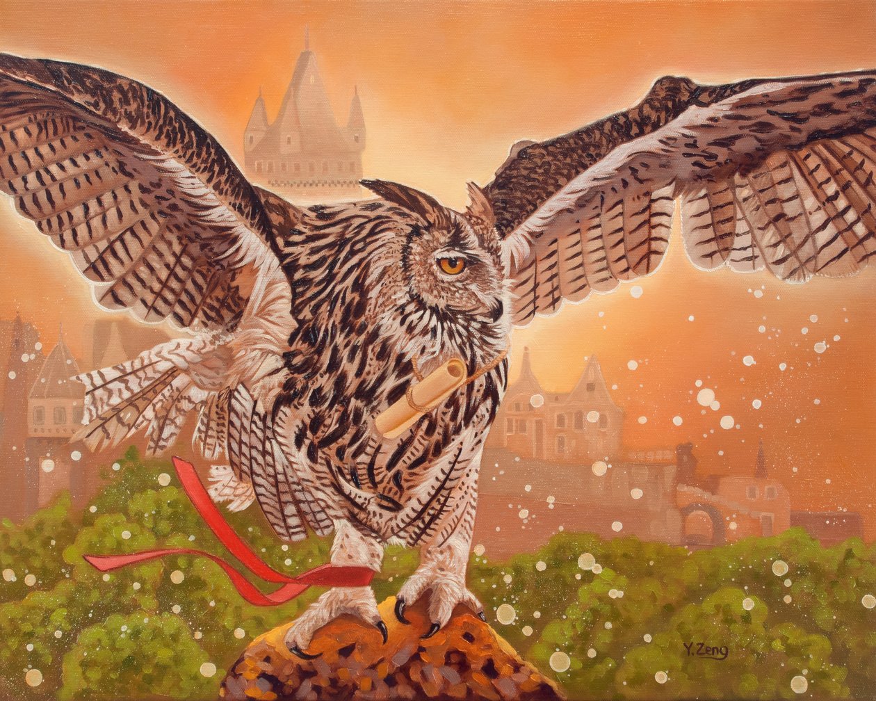 Messager hibou, 2023 - Yue Zeng