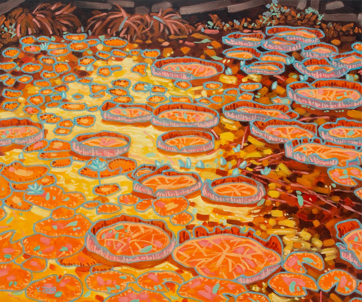 Étang de nénuphars jaune, 2023 - Yue Zeng