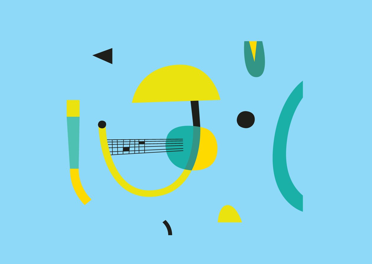 Composition géométrique abstraite, 2017 (illustration vectorielle) - Yulia Drobova