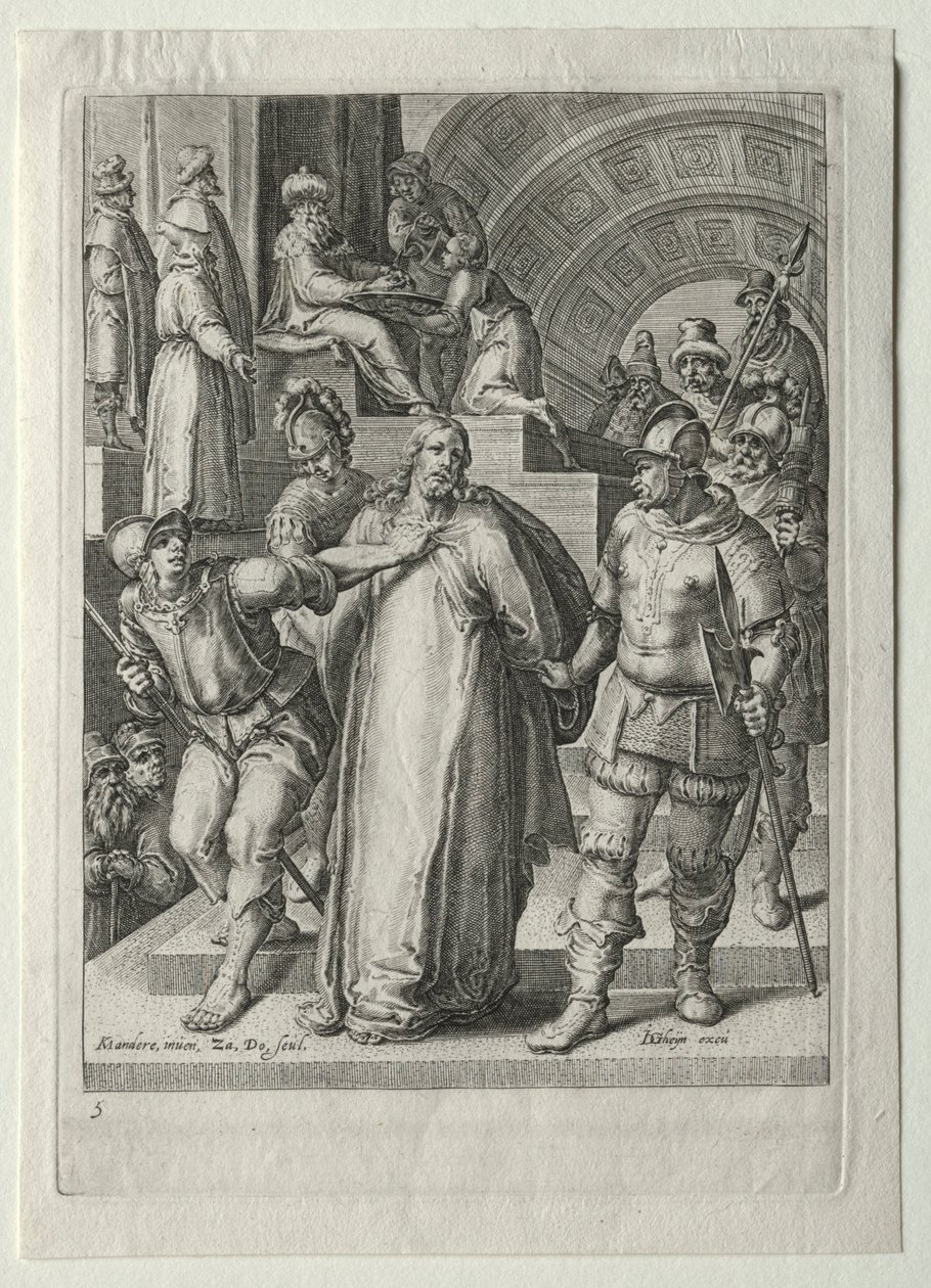 Set de la Passion :  Le Christ devant Pilate - Zacharias Dolendo