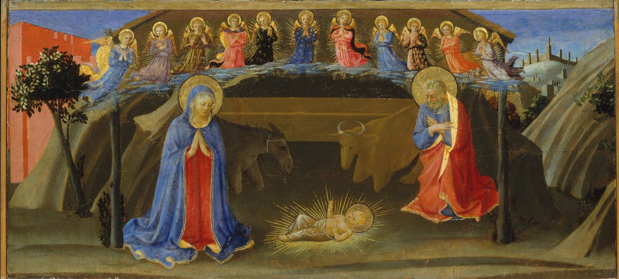 La Nativité, c.1433-34 - Zanobi di Benedetto Strozzi