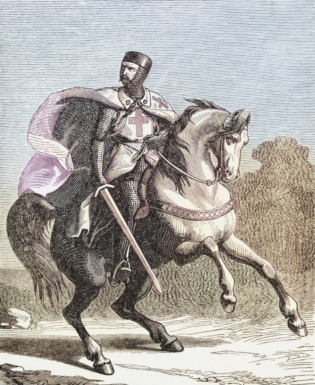 Un soldat des Templiers - . .