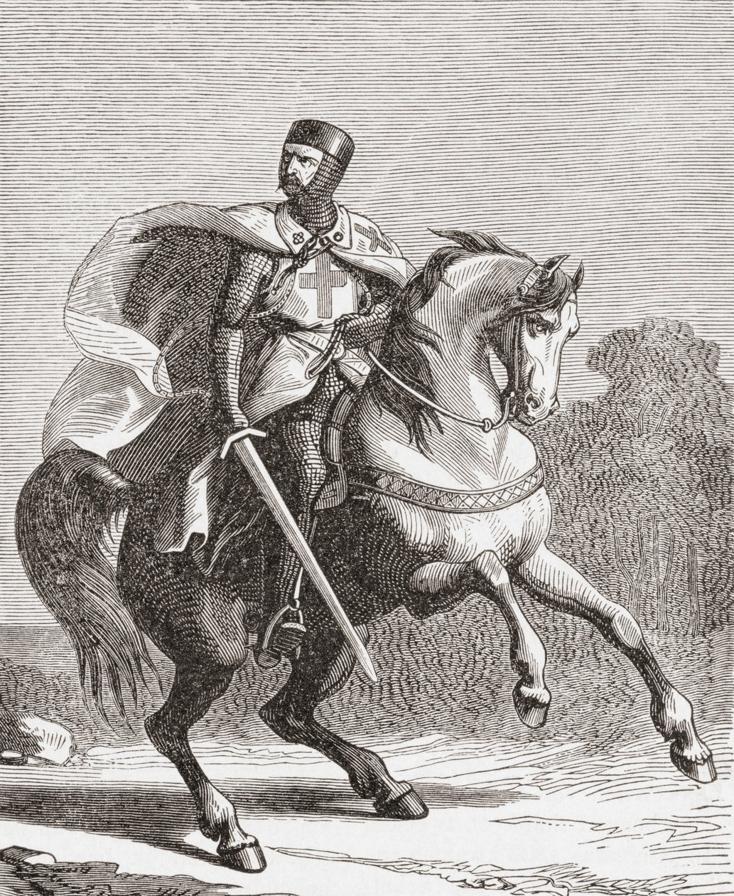 Un soldat des Templiers - . .