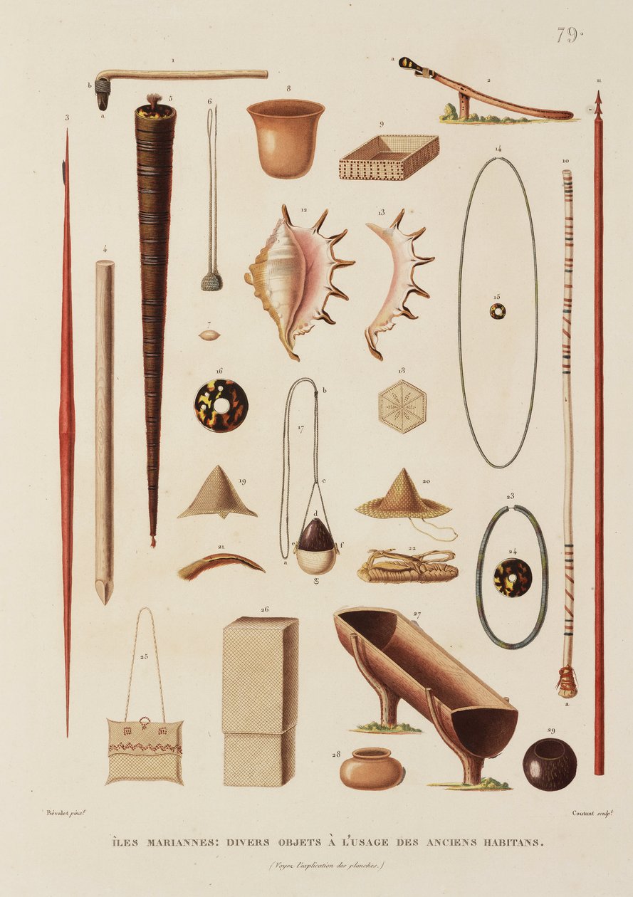 Artefacts des îles Mariannes - John Pardon