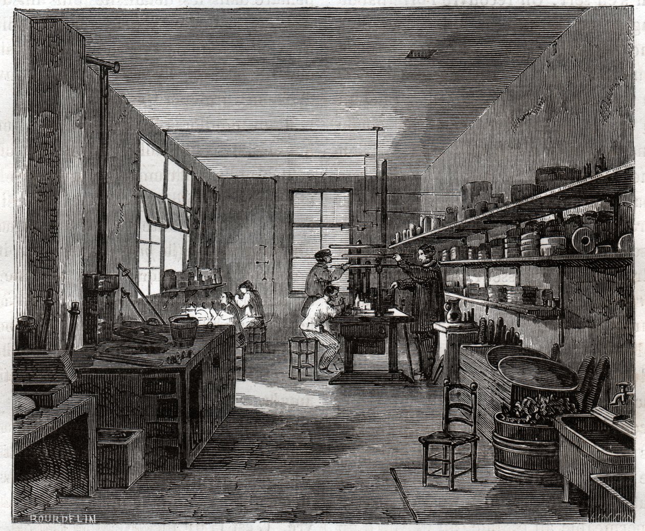 Atelier de galvanoplastie - Frederick (attr. to) Barnard