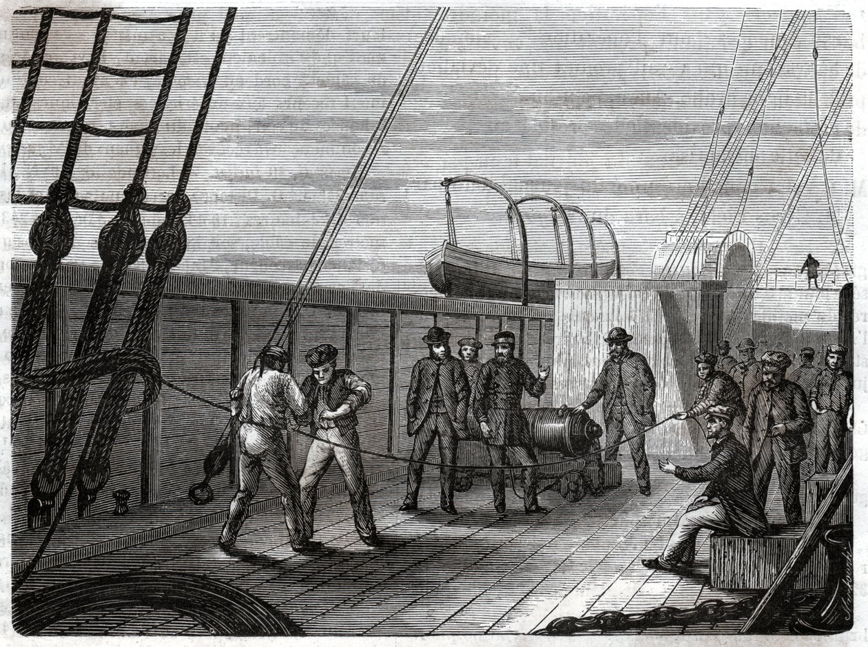 Câble télégraphique sous-marin - Frederick (attr. to) Barnard