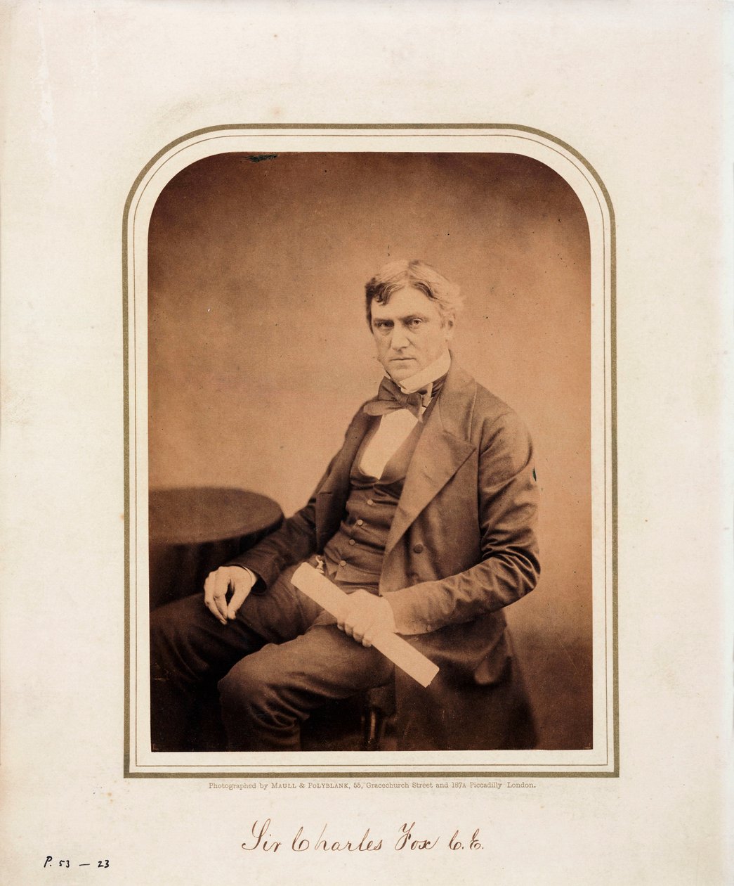 Charles Fox, ingénieur - Ferdinand Georg Waldmuller